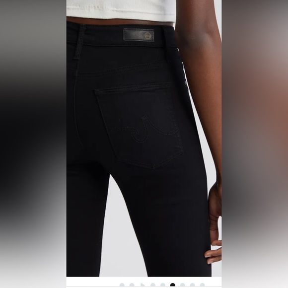 AG Jeans Farrah High-Rise Black Skinny Ankle Jeans (NWT) - Picture 4 of 6